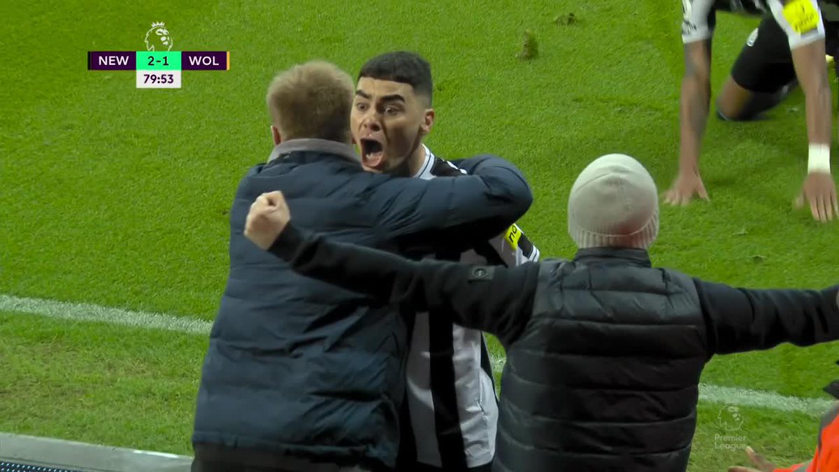 Entró y convirtió. El undécimo tanto oficial de Miguel Almirón en la Premier League 2022/2023. 🇵🇾 Orgullo paraguayo.
