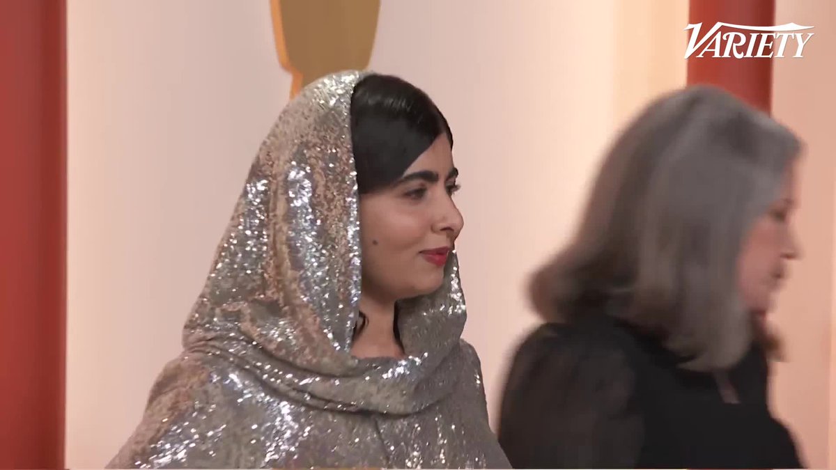 Malala Yousafzai at the #Oscars.