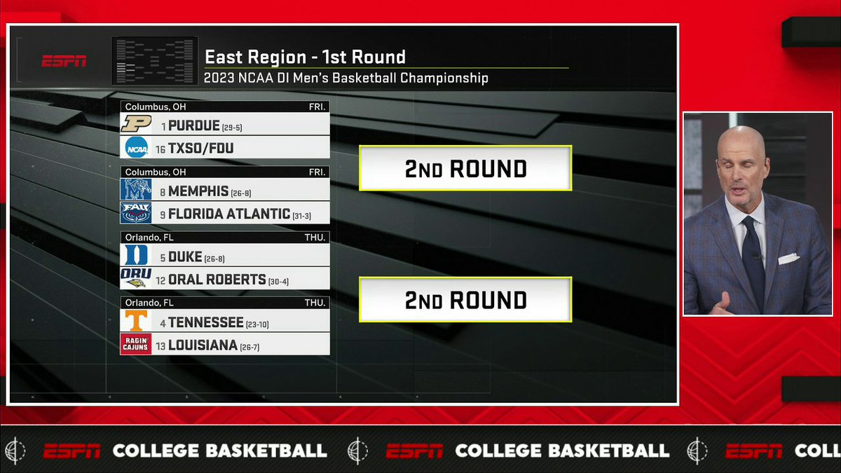 "I thought the 3-line was appropriate for Duke." - Jay Bilas Was 5-seed Duke seeded too low? 👀