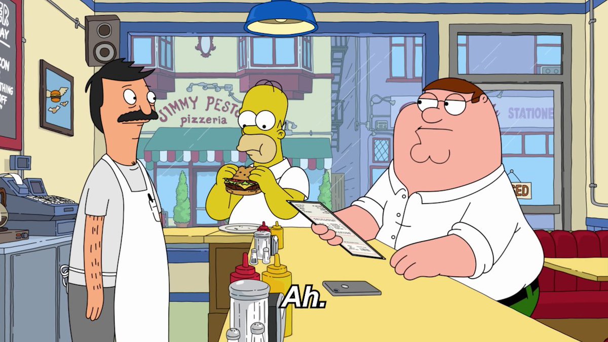 hey, who ordered Bob's Burgers? #familyguy is on!