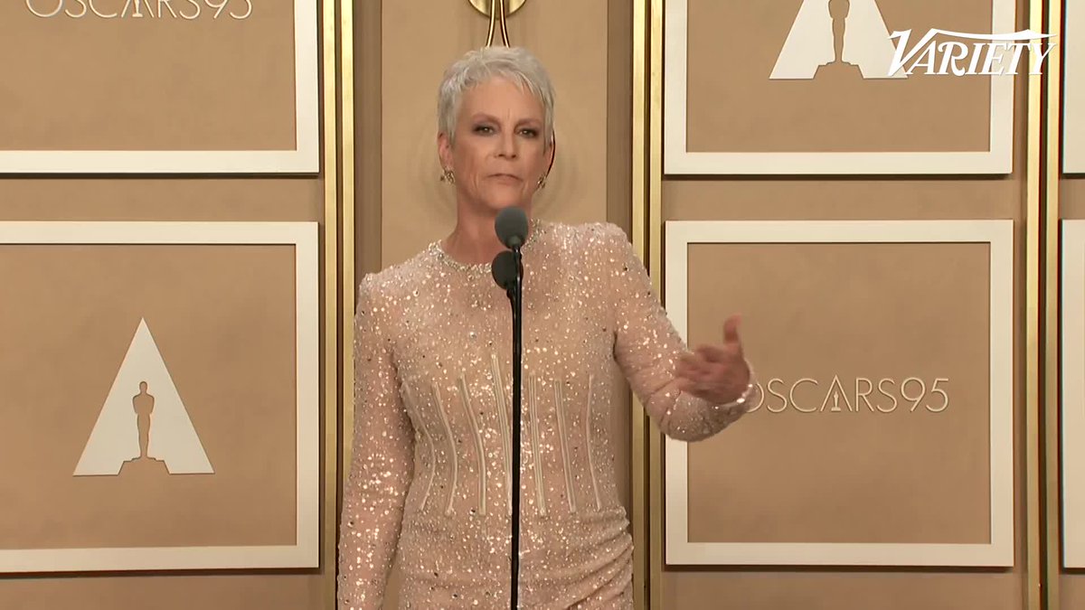 Jamie Lee Curtis on degendering acting categories at the #Oscars: "The bigger question is how do you include everyone when there are binary choices, which is very difficult, and as the mother of a trans daughter, I completely understand that."