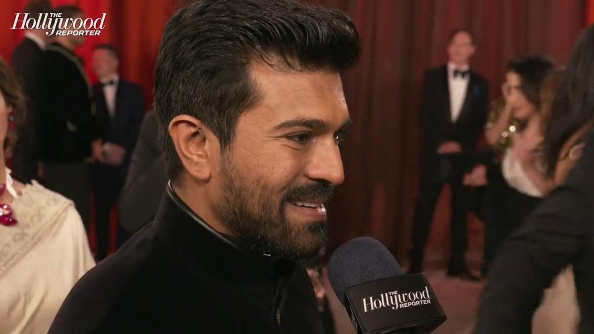 Ram Charan talks how grateful he is for all of the love and support across the globe for #RRR at tonight’s #Oscars