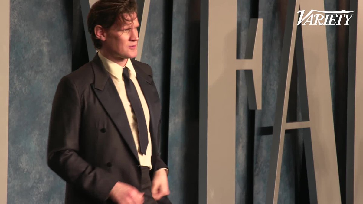 Matt Smith at the Vanity Fair #Oscars party.