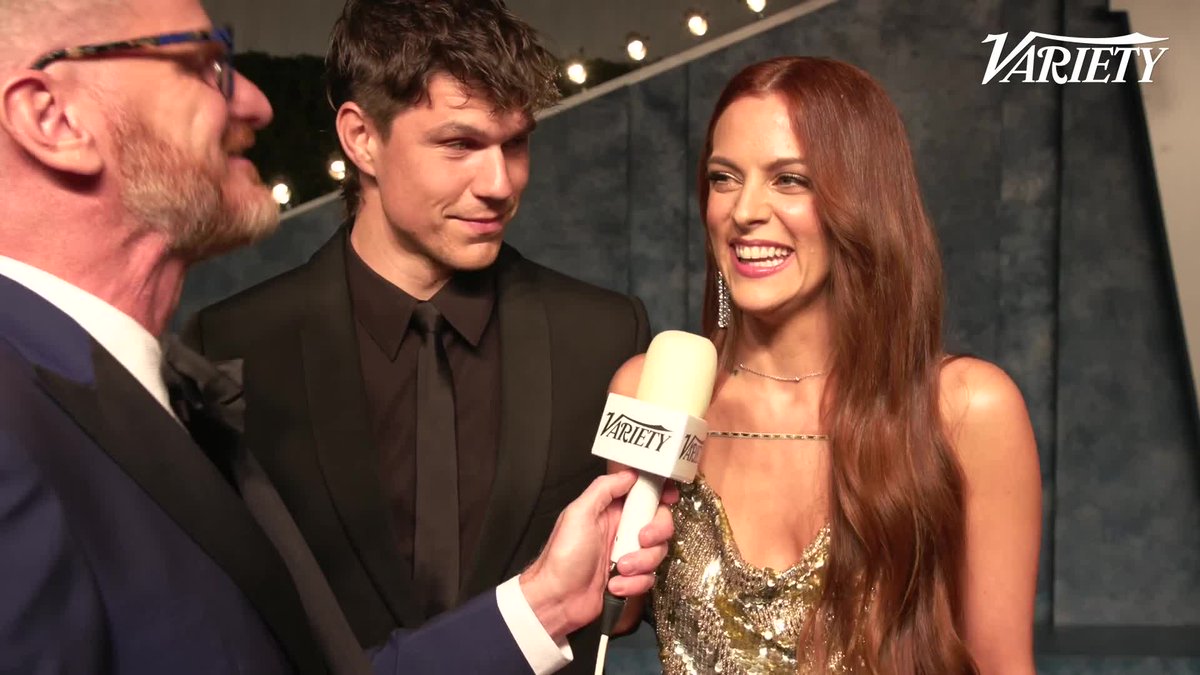 "Daisy Jones &amp; the Six" star Riley Keough reveals which acceptance speech made her teary-eyed at the #Oscars.