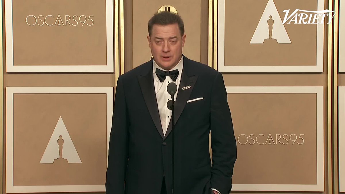 When Brendan Fraser first heard his name called for the best actor #Oscar, he thought "this can't be right."