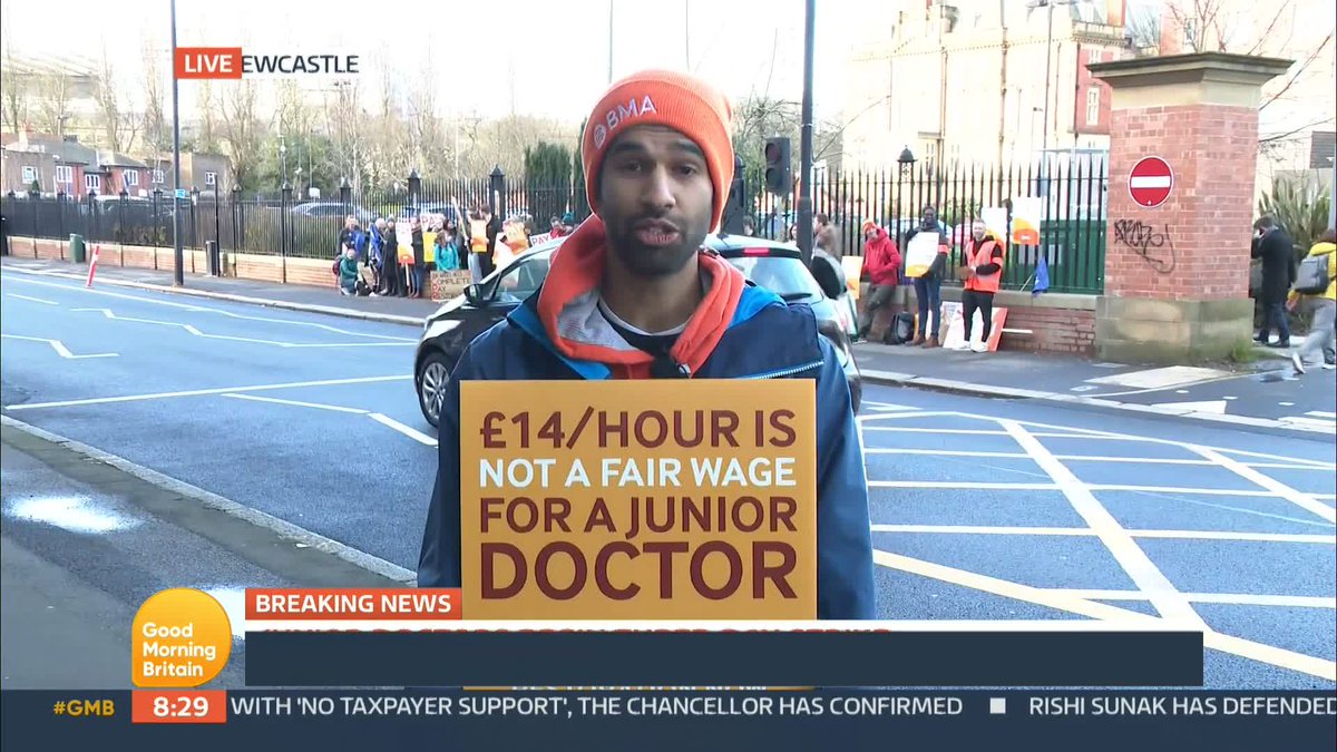 'It's disappointing that we've had radio silence from them this whole time.' Junior doctors will begin a 3-day walkout today. Dr Vivek Trivedi explains why junior doctors have gone ahead with the strike.