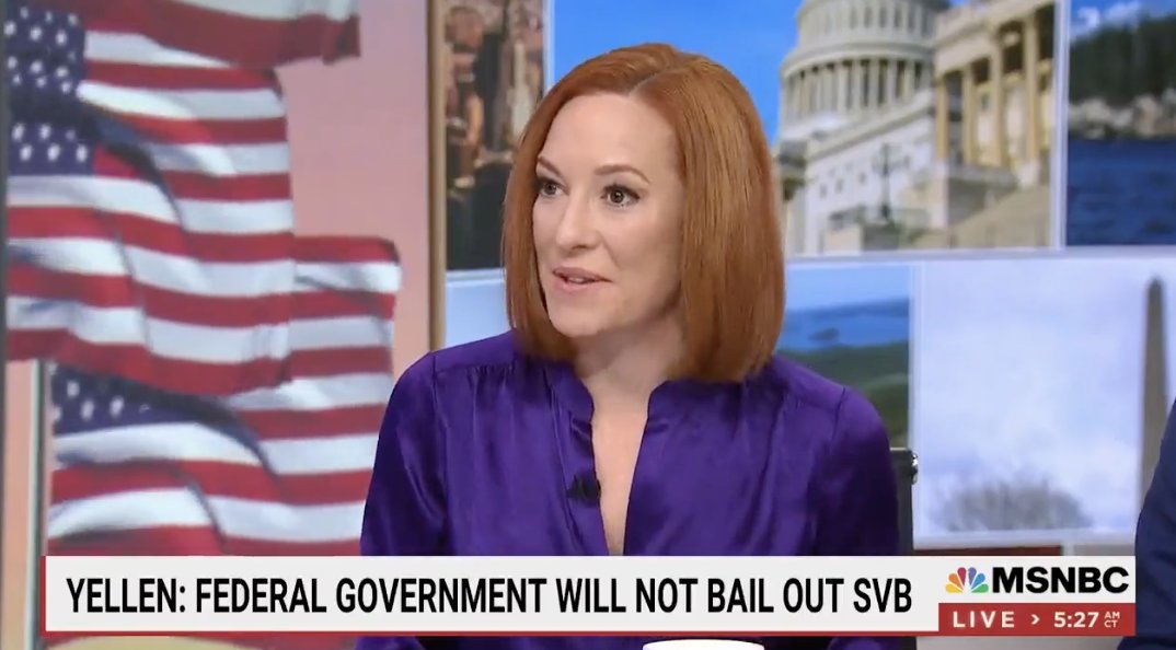 Psaki: “President Biden does nothing at 9 AM… The fact that he [giving a speech about the bank failure] at 9 AM speaks to how vital the White House recognizes it is.”