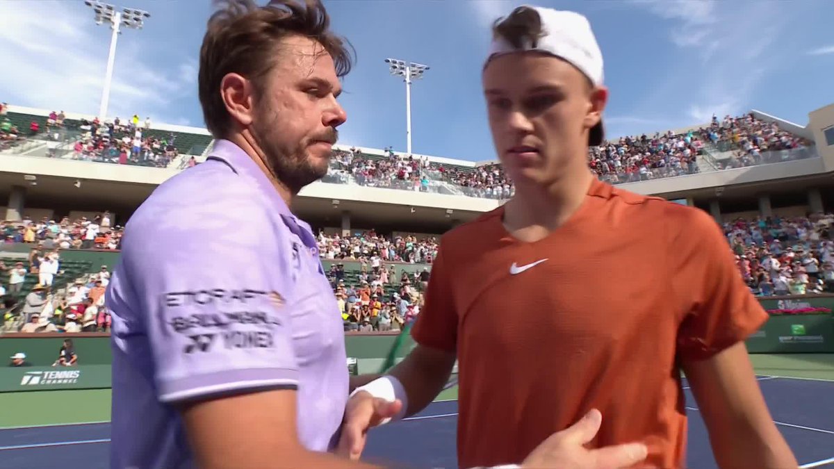 STAN SURVIVES! Stanislas Wawrinka outlasts Rune in a ROLLERCOASTER to pound his way into R4 in #TennisParadise!
