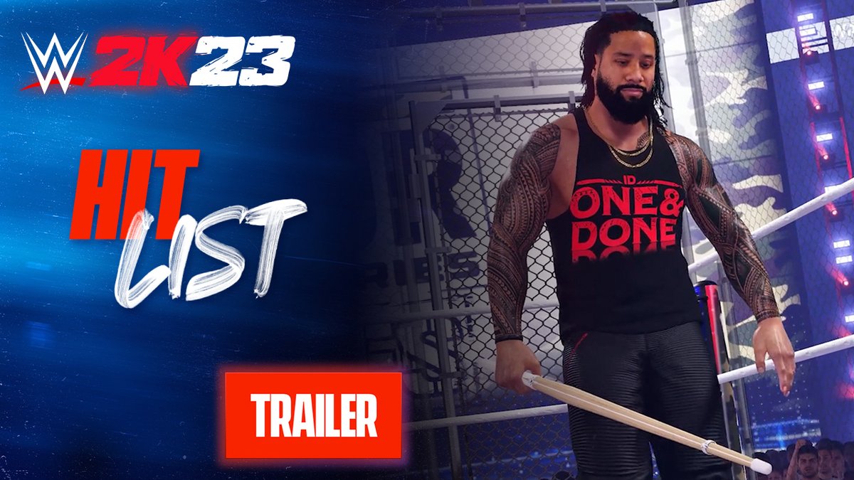 #WWE2K23's Top 🔟 Hit List! ✨John Cena 2K Showcase ✨MyFACTION online ✨MyGM up to 4 players ✨Universe storylines ✨ Creation Suite Upgrades ✨ MyRISE - 2 NEW Storylines ✨ Over 200 New & Returning Superstars ✨ New optional pin mechanic ✨WarGames ✨Online Royal Rumble