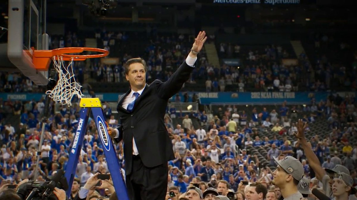“They all said you couldn’t win with freshmen. We went to the Final Four with five freshmen.” Coach Cal led Kentucky Men’s Basketball to its eighth national championship in program history 🏆