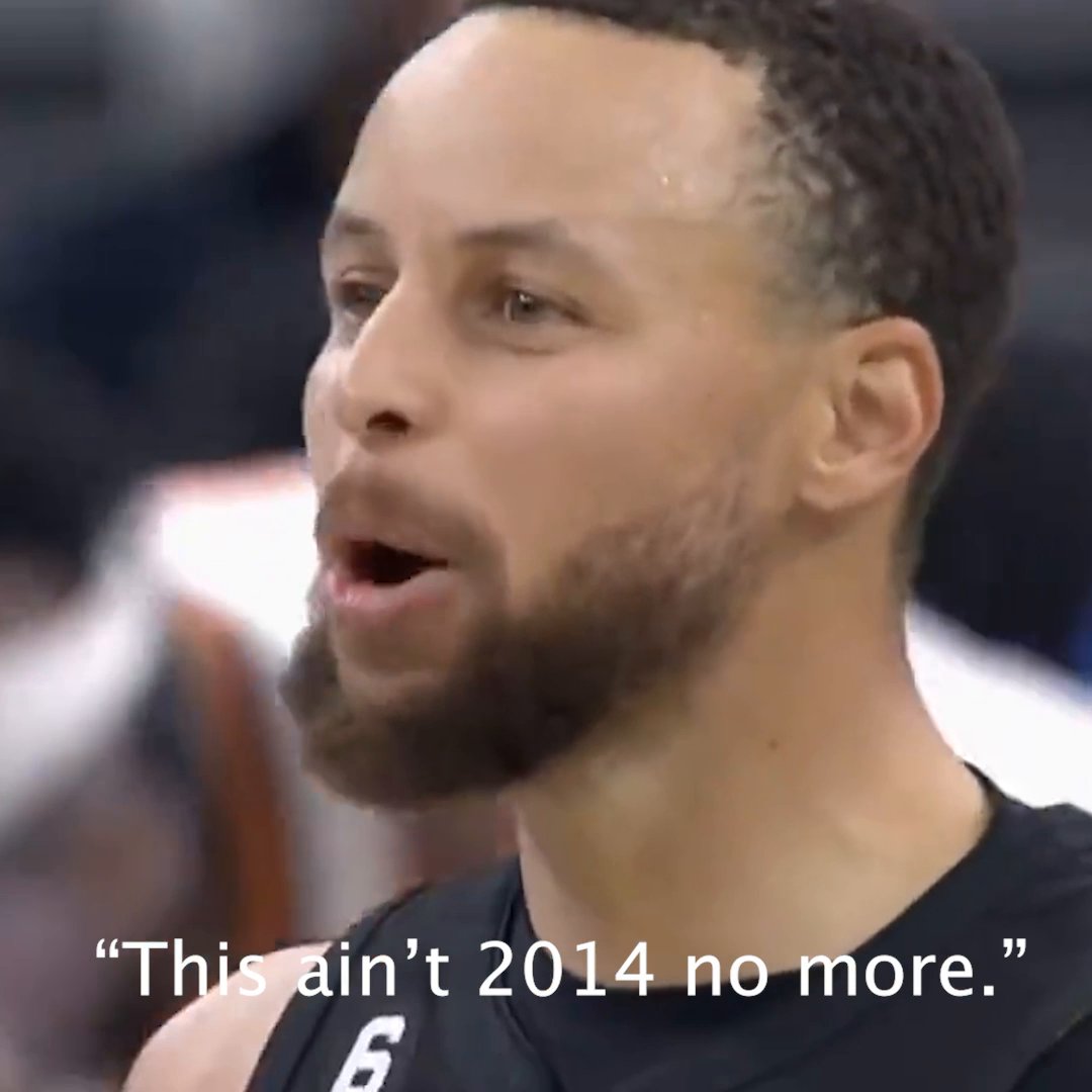 "This ain't 2014 no more." Steph Curry had some words for CP3 👀