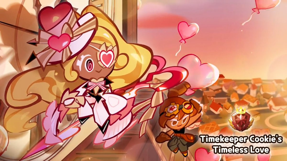 No Cookie has witnessed more love than Timekeeper Cookie. It all starts out as the tiniest, sweet candy, but that small spark can grow so strong it destroys entire worlds.