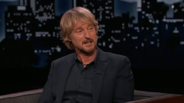 Owen Wilson painted Jimmy hosting the #Oscars…