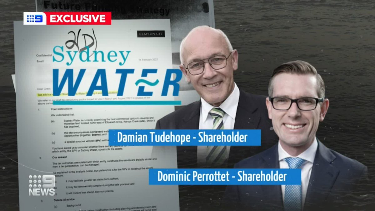 #EXCLUSIVE: A wastewater plant that will look after 1.5 million people in Sydney's West and South-West will be run by a Chinese company. The NSW government has awarded the operations contract to the foreign group, despite denials it would privatise Sydney Water. Chris O'Keefe #9News