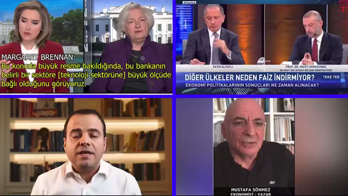 Amerika’da 3 banka faiz artırdığı için iflas etmiş. Recep Tayyip Erdoğan’ın haklı olmadığı tek bir konu yok.