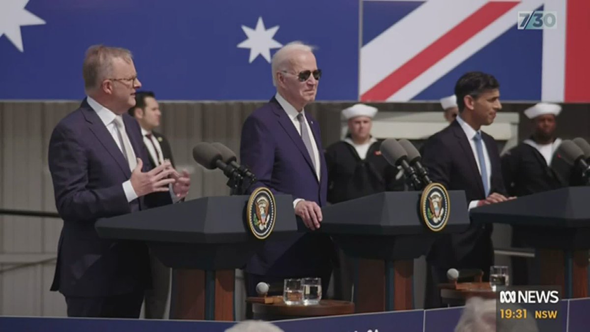Eighteen months after the surprise announcement of the AUKUS deal, the sheer scale and cost of Australia's plan to develop nuclear-powered submarines became clear today. Chief political correspondent Laura Tingle reports. #auspol #abc730