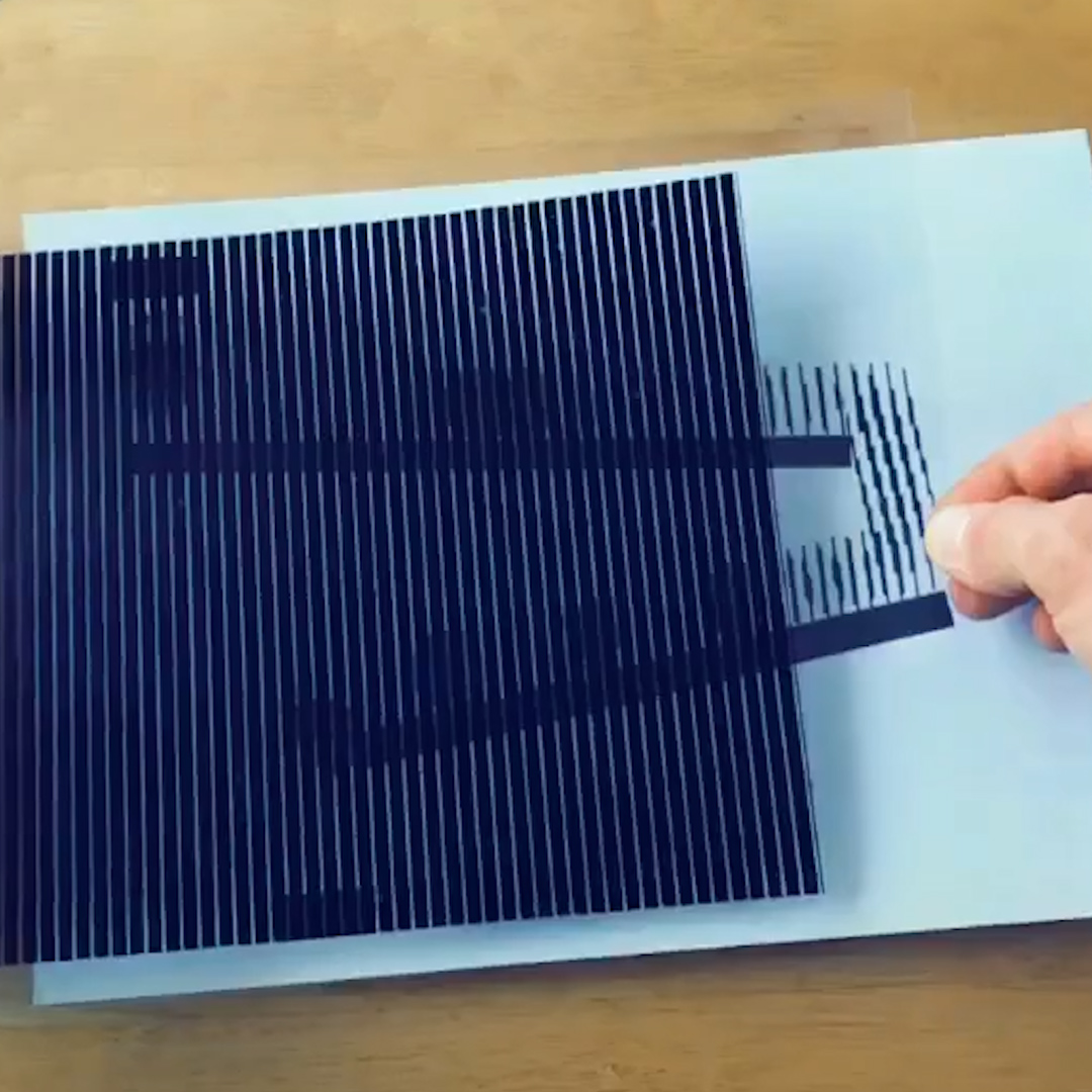 These line drawings look like they're moving on paper