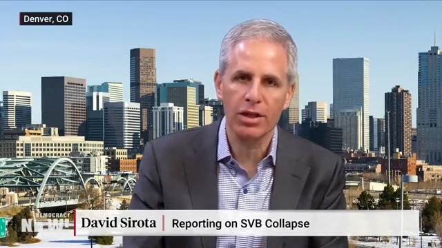 Journalist @DavidSirota says there are "plenty of parallels" between the train derailment in Ohio and the collapse of Silicon Valley Bank, with both episodes exposing the power of industry lobbies to weaken regulations meant to prevent disasters.