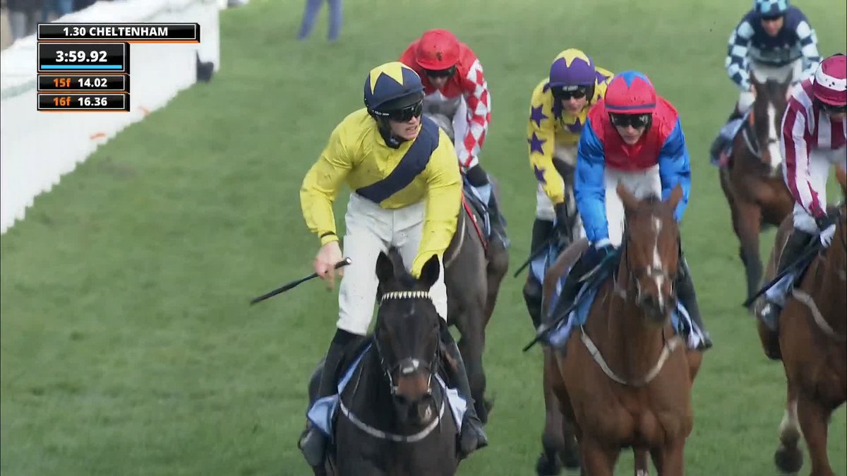 Marine Nationale pounces to win the Sky Bet Supreme Novices' Hurdle It's a first win at the Cheltenham Festival for Michael O'Sullivan #ITVRacing | #CheltenhamFestival