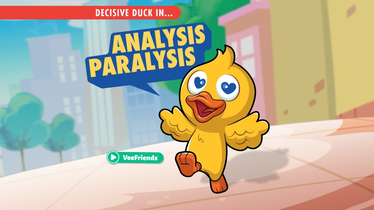 Decisive Duck has one quality that we all need more of - decisiveness! Don’t be ducking scared to go with your gut, there are no “perfect” decisions anyways 🐥