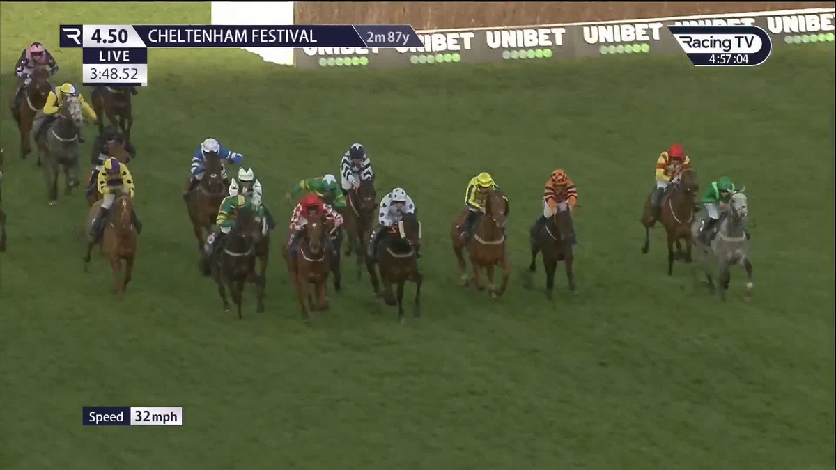 🇮🇪 1-2-3 for Ireland! 🇮🇪 And what a day for rider Michael O'Sullivan as Jazzy Matty is too good in a thrilling finish to the Boodles Juvenile Handicap Hurdle for Gordon Elliott #CheltenhamFestival