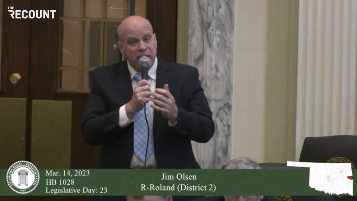 Oklahoma State Rep. Jim Olsen (R): “I had a constituent that called me … He was upset because he had a special needs child, and what he told me was that this child did not respond to positive motivation, but that she responded very well to corporal punishment.”