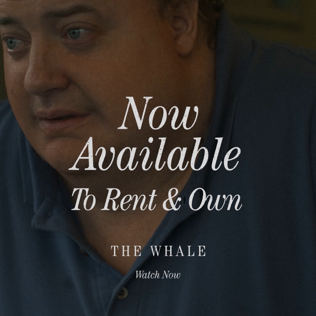 #TheWhale starring Academy Award WINNER Brendan Fraser is now available to rent &amp; own 🤍 Watch now —