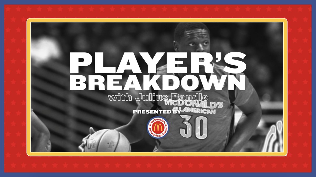#ad High schoolers with pro moves ๐ Julius Randle shows love to the 2023 McDonald's All Americans Player's Breakdown presented by McDonald's All American Games