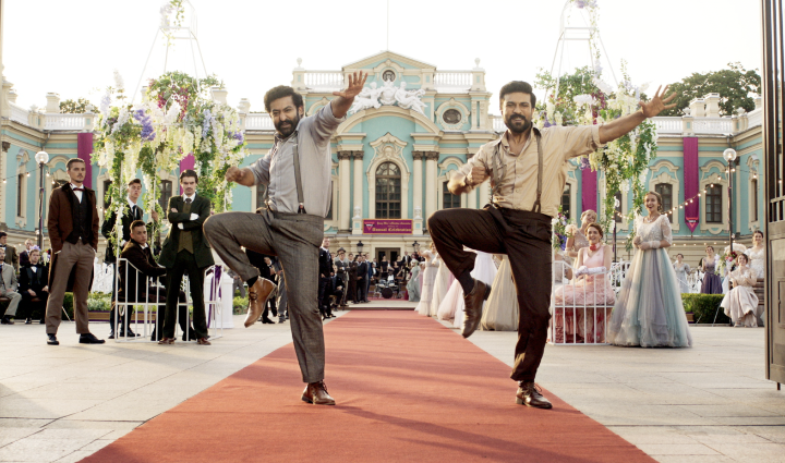 If you can't stop thinking about Rahul Sipligunj & Kaala Bhairava's incredible performance of Naatu Naatu at The Oscars, just wait until you see how the Best Original Song winner is brought to life by Ram Charan & N. T. Rama Rao Jr. in the truly sensational RRR. Now on Netflix
