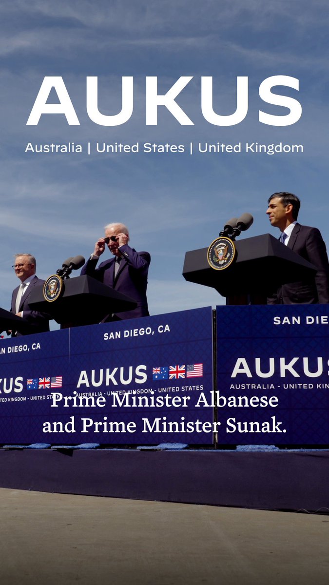 Thank you, Prime Minister Albanese and Prime Minister Sunak. The United States could not ask for two better friends or partners to stand with as we work to create a safer, more peaceful future for people everywhere.