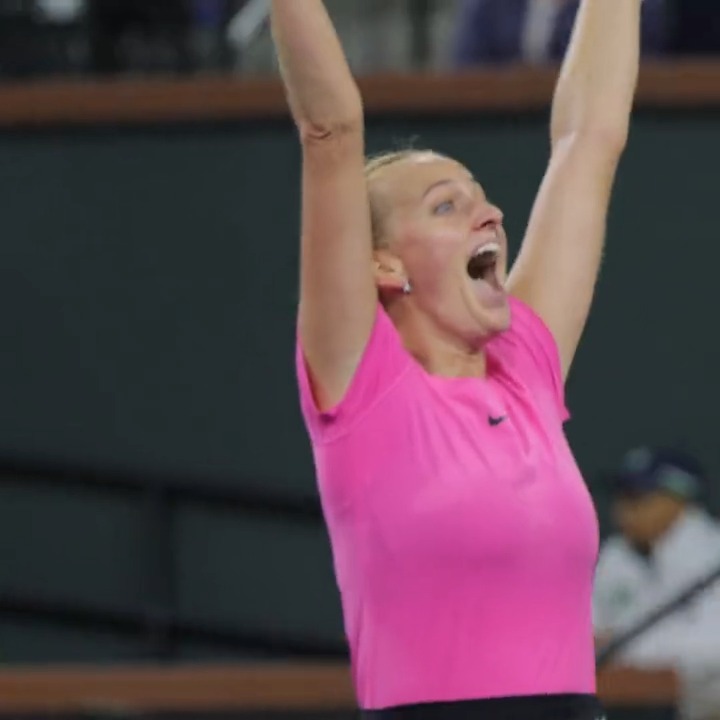 Euphoria 🙌 starring Petra Kvitova #TennisParadise