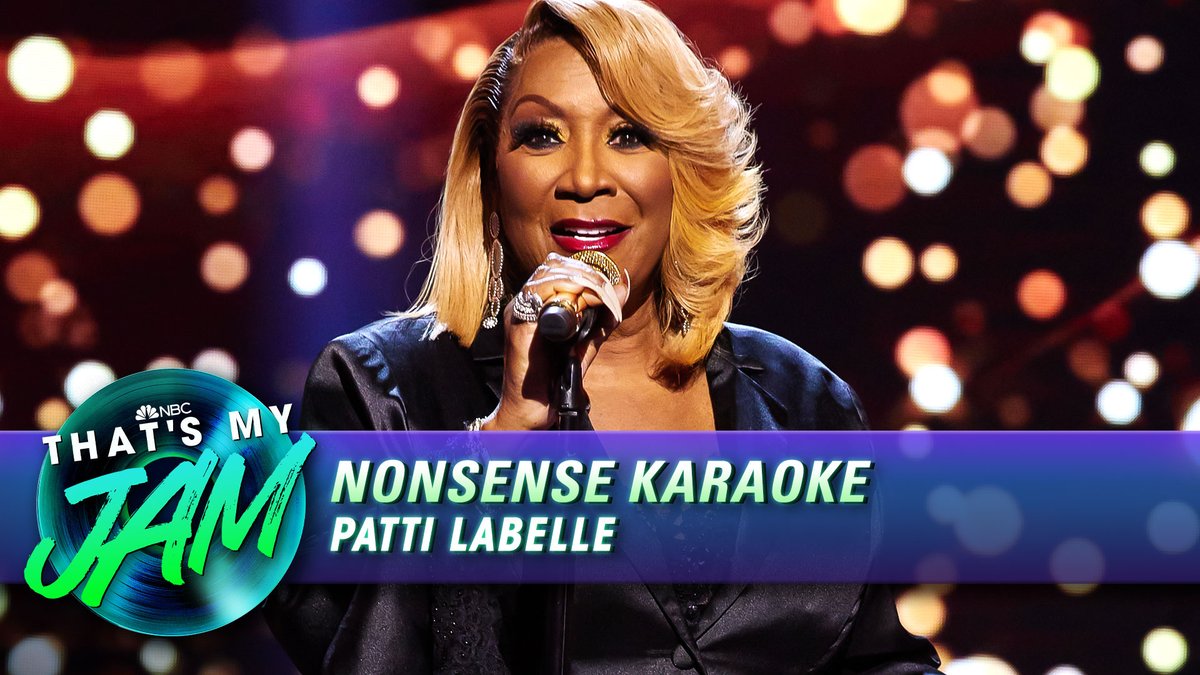 .@mspattipatti performs a Nonsense Karaoke version of Lady Marmalade! #ThatsMyJam
