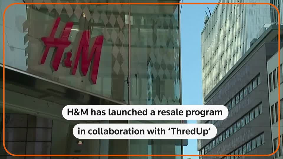 H&amp;M launches a U.S. resale program in collaboration with ThredUp