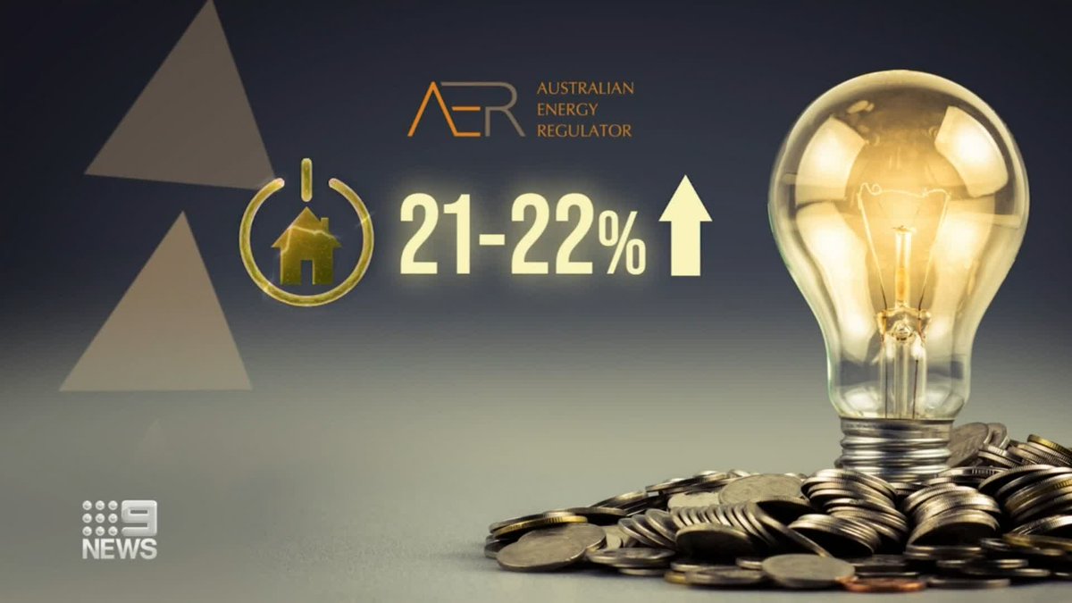 Households and businesses are being warned to brace for surging electricity prices from July 1. The energy regulator says bills could be up to 22 per cent higher - but could have been much worse. Eddy Meyer #9News