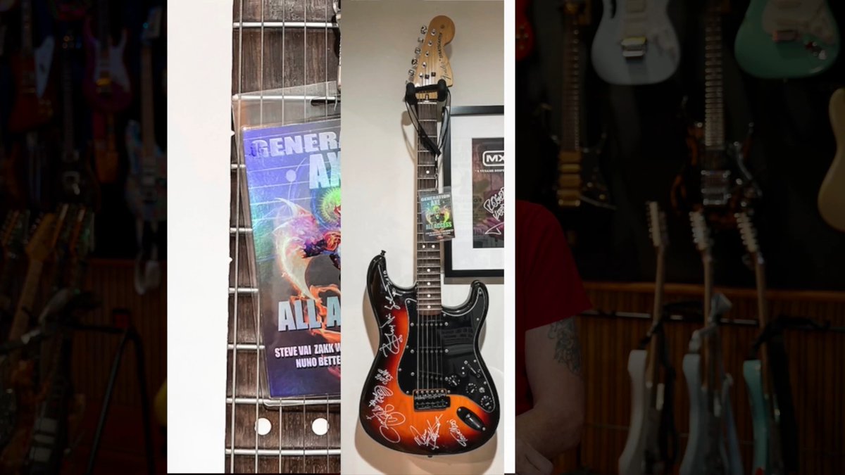 .Steve Vai's childhood home practice rig just landed in All Music Inc.'s Reverb Shop... Learn more here: