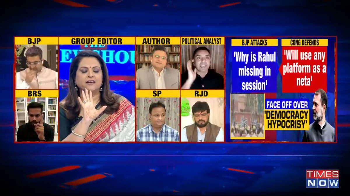 Rahul cries death of democracy in India but praises China that has interned 1 million Muslims in concentration camps and is feeding them pork. My views on TIMES NOW, on Rahul Gandhi showering compliments on China for maintaining peace and social harmony.