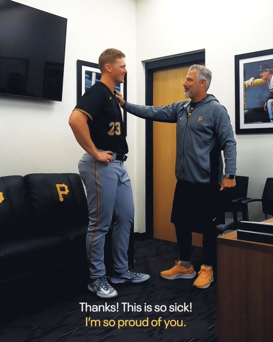 Mitch Keller finding out he’s the Opening Day starter for the Pirates is so cool 🥹