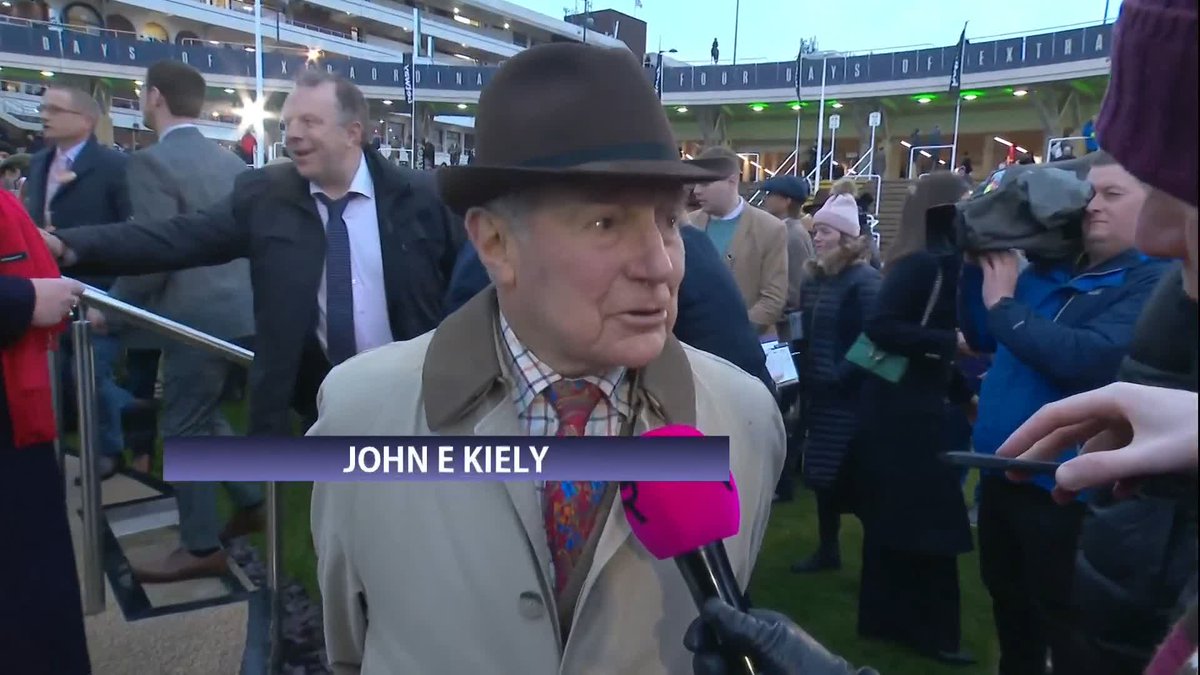 🗣 "To win a race at the Cheltenham Festival couldn't be better." 👏 This is some story & well worth 4 minutes of your time. John Kiely is 86 years of age & reflects on saddling his first winner at the #CheltenhamFestival with A Dream To Share
