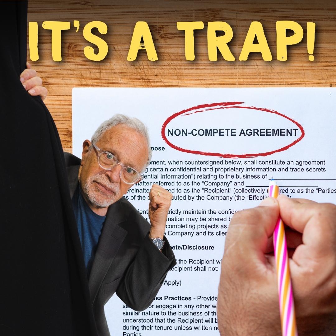Non-competes are a trap. They block workers from seeking out higher wages or better conditions. Meanwhile, they sabotage the economy by depriving growing businesses of needed talent. They serve one thing only: corporate monopolies who want to kill off their competition.