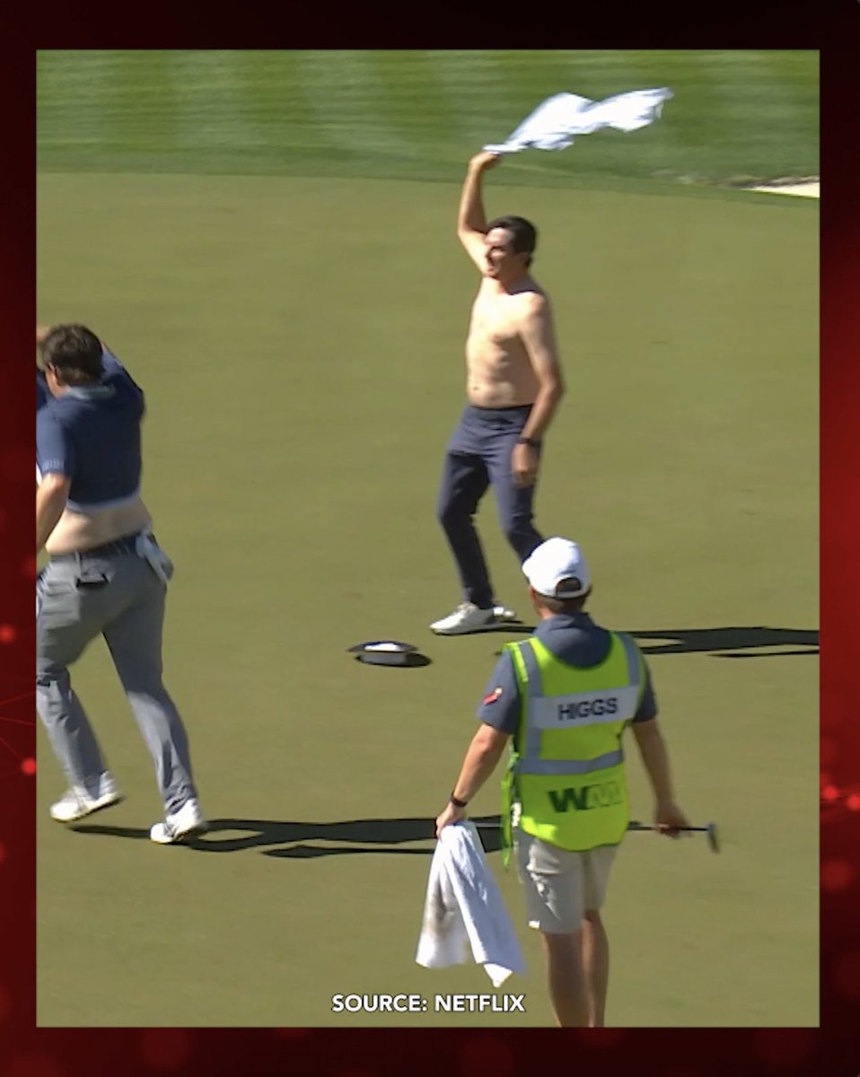 He really took his shirt off on the green 🤣 Joel Dahmen is the hero that golf needs Joel Dahmen