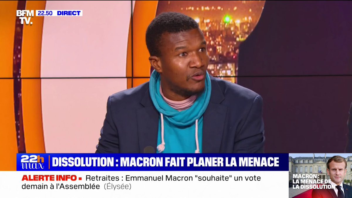 💬 "Je n'ai pas envie de crever derrière la benne" Brahim Sidibé, chauffeur éboueur, explique pourquoi il s'oppose à la réforme des retraites ⤵