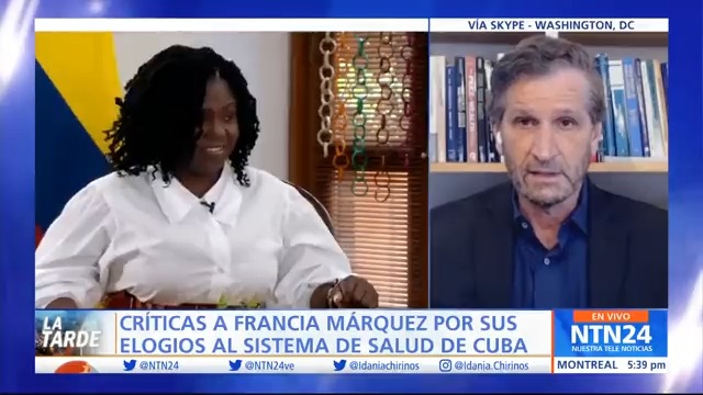 “Si Colombia fuera como Cuba, la vicepresidenta estaría en el exilio, estaría perseguida o escondida, como ocurrió con los disidentes”: Hector Schamis responde a Francia Márquez Mina