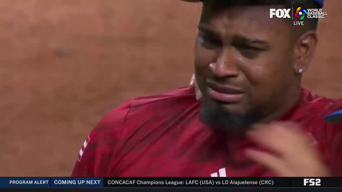 Alexis Diaz was brought to tears after his brother Edwin suffered an injury after Puerto Rico's win