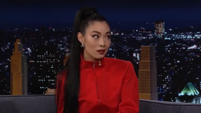 .RINA SLAYWAYAMA threw her back out on the first day of training for #JohnWick4 😬 #FallonTonight
