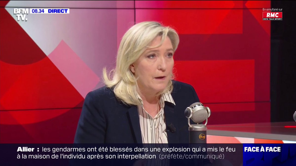 Marine Le Pen (Marine Le Pen) sur la réforme des retraites: "La France insoumise n'a pas fait le boulot"