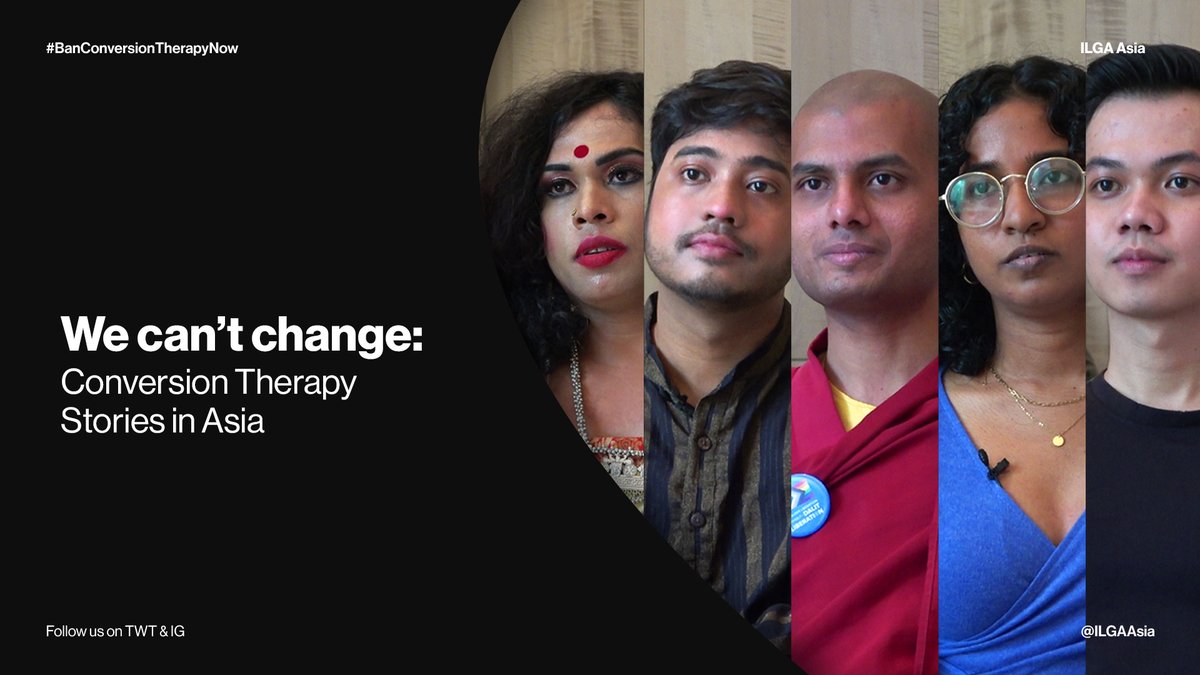 Across Asia, LGBTIQ people are being forced to change who they are through abusive practices that are clouded in secrecy. This month, we are launching a video series featuring five people who shared their experiences with conversion therapy practices. #BanConversionTherapyNow