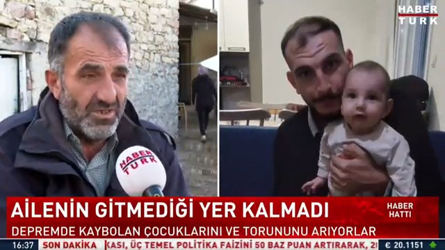 İlke Apartmanı geri vermedi... Yakup ve Münevver çiftiyle 6 aylık bebeklerinden haber yok. Habertürk TV Muhabiri Uzay Kesmen ve Kameraman Emre Altun'un haberi.