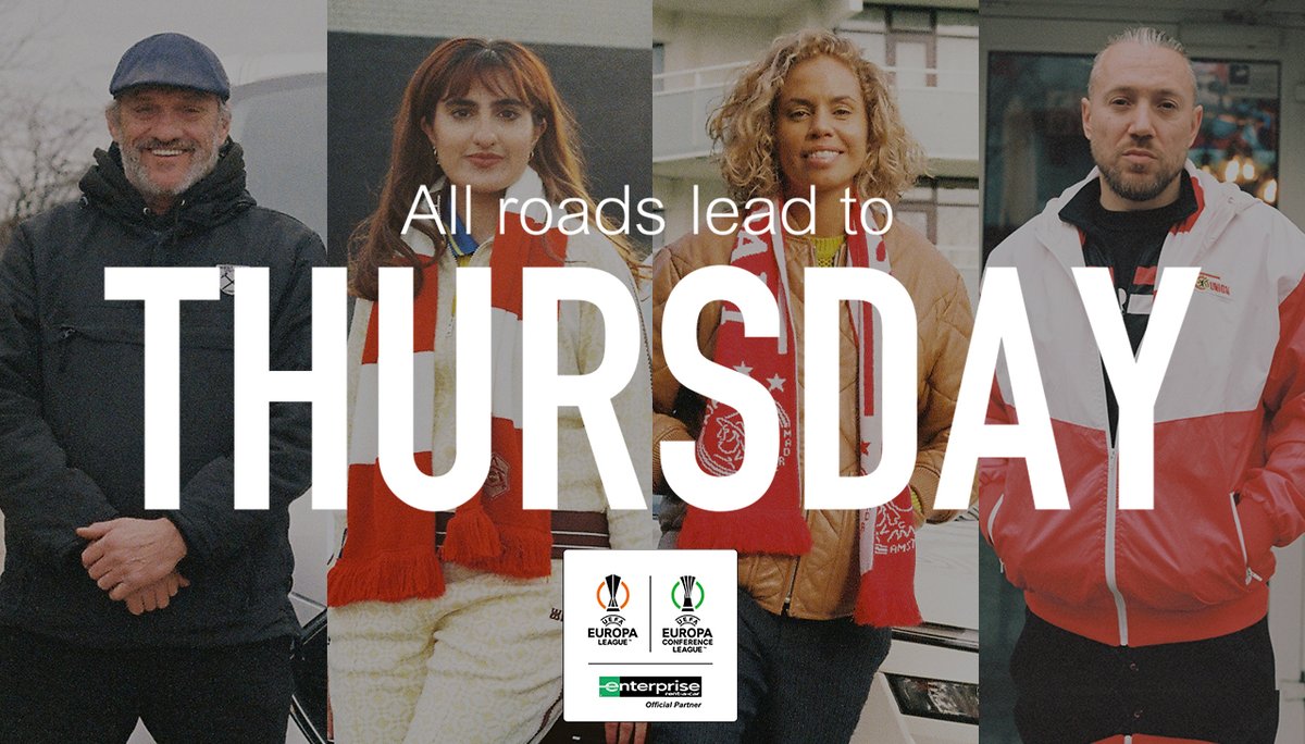 When it comes to European football, #AllRoadsLeadToThursday… 💪 EnterpriseUK #ad