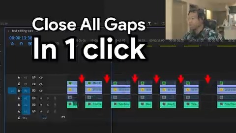 close all the gaps in your sequence in 1 click