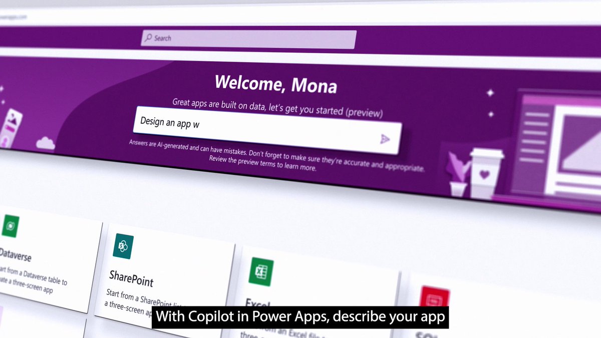 Microsoft is revolutionizing the low-code industry with next-generation AI in Power Platform. Discover a new way to build: